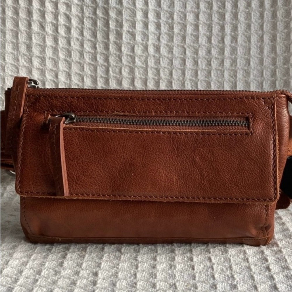 Spikes & Sparrow Brandy Leather Waist Bag